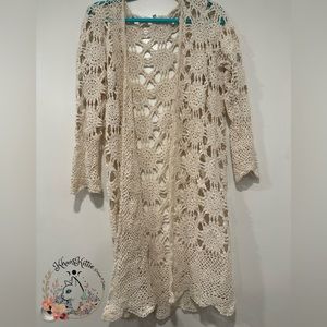 Ladies Cream Summer Cardigan